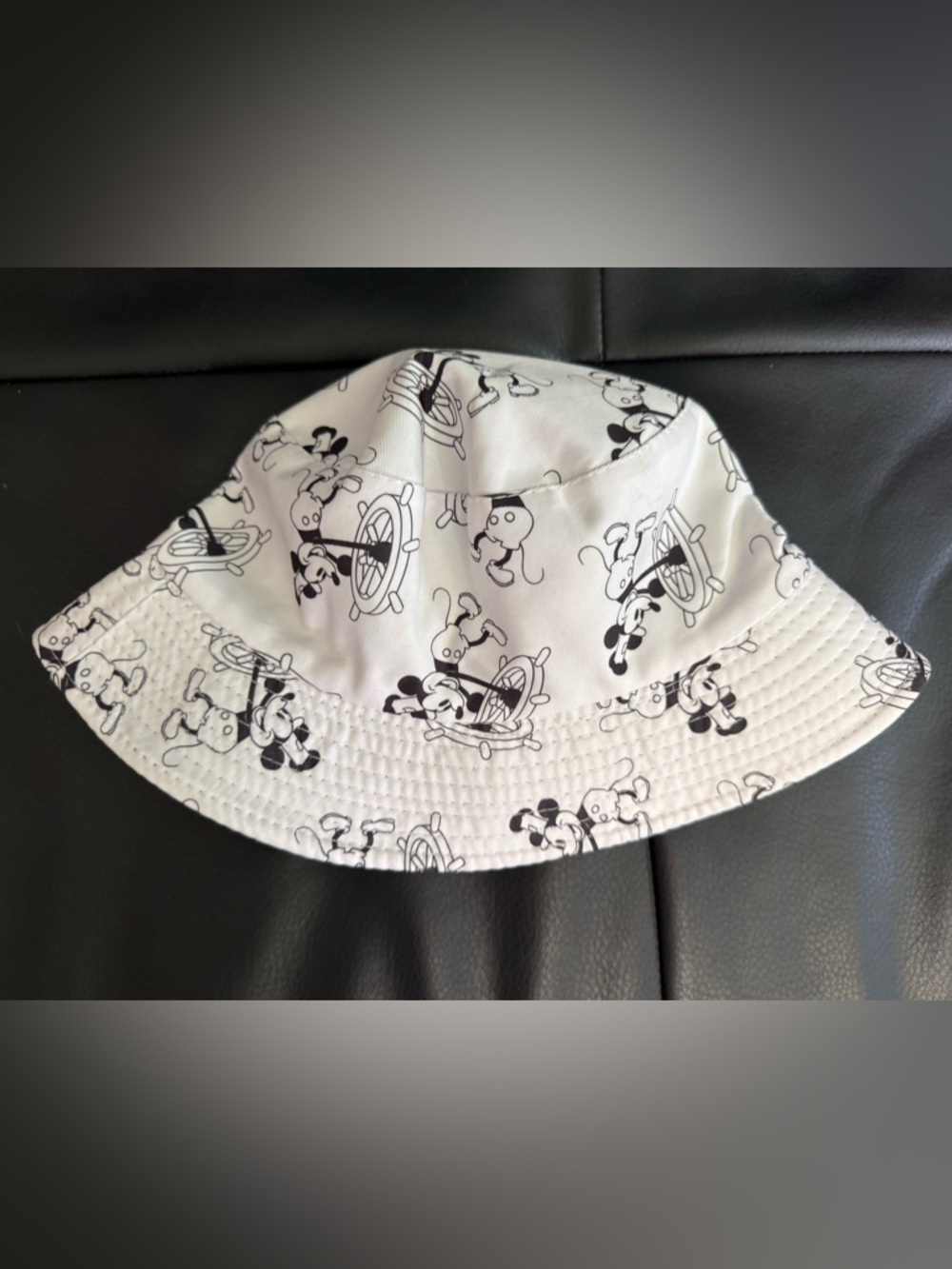Disney inspired Steamboat Willy Bucket Hat EUC Adult Sized